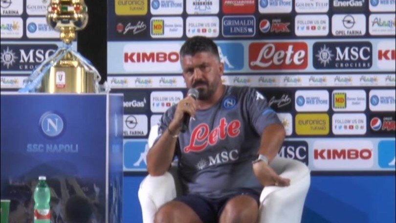 Gattuso: "Contento della squadra che alleno"
