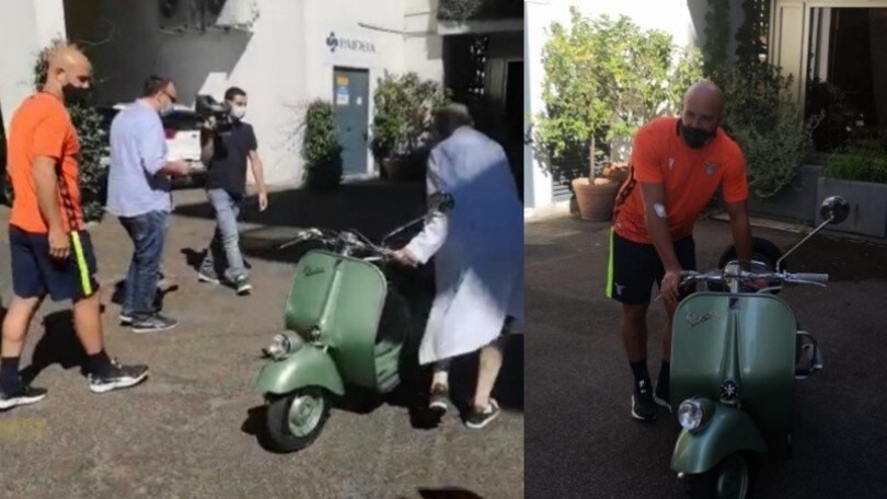 Lazio, Reina e la Vespa di "Vacanze romane" alle visite mediche