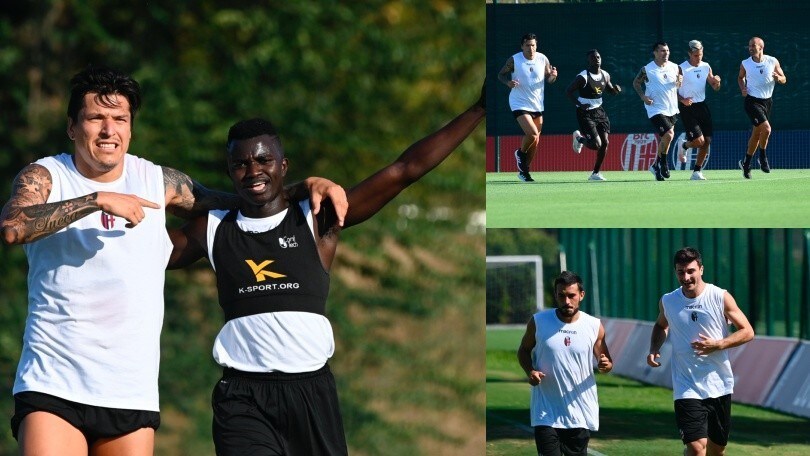 Bologna, di corsa verso il campionato: Juwara e Santander scherzano