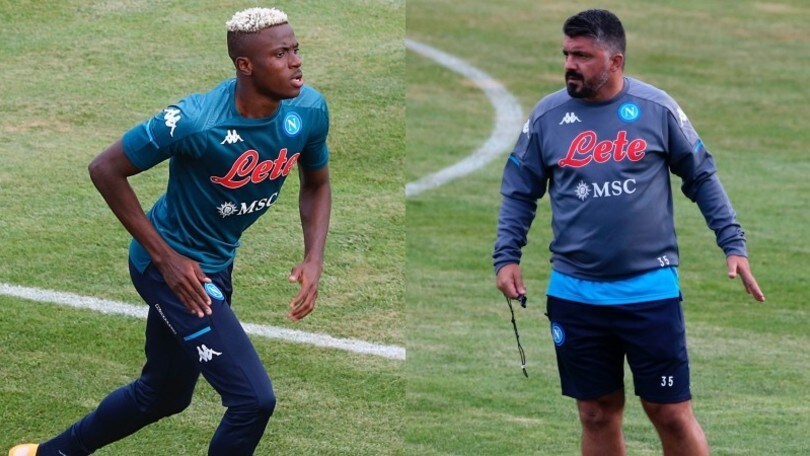 Osimhen-Gattuso, è subito sintonia