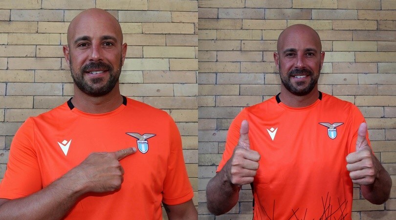 Reina alla Lazio: le prime foto con la nuova maglia