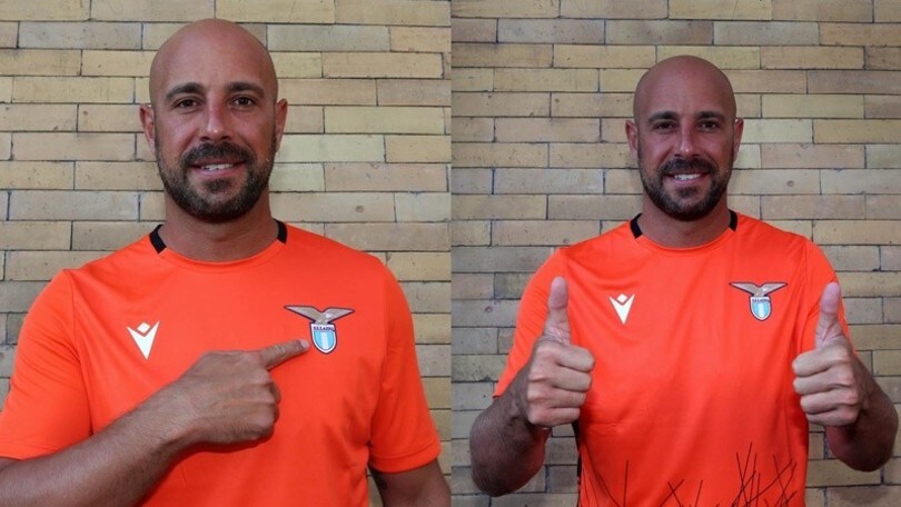 Reina alla Lazio: le prime foto con la nuova maglia