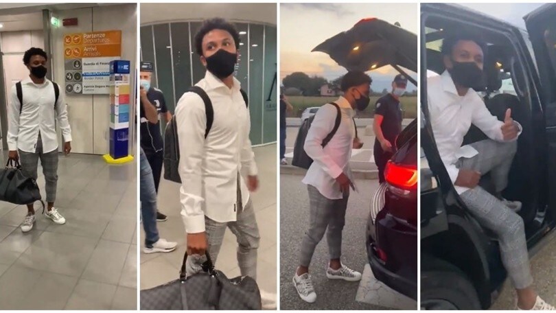 Juve, McKennie è arrivato a Torino