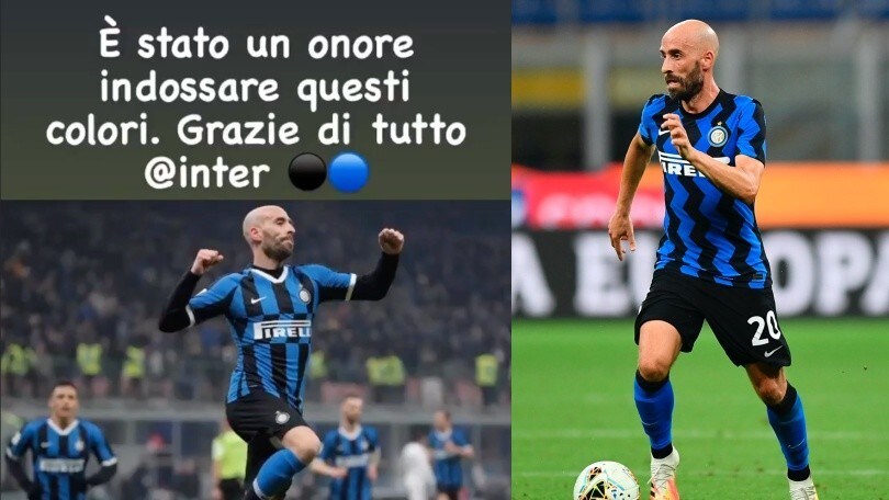 Inter, Borja Valero saluta: "Un onore indossare questi colori"