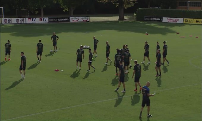 Nazionale, il primo allenamento post lockdown