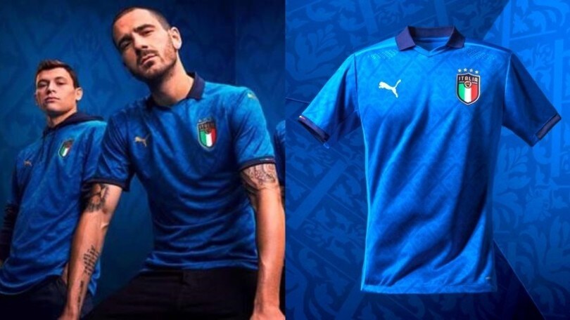Italia, svelata la nuova maglia azzurra per gli Europei 2021