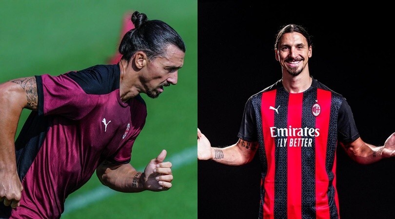 Ibra torna al Milan: posa con la maglia, poi il primo allenamento