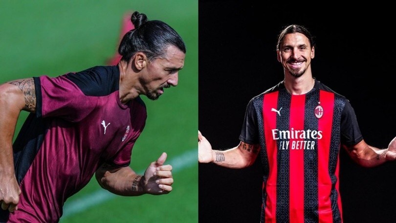 Ibra torna al Milan: posa con la maglia, poi il primo allenamento