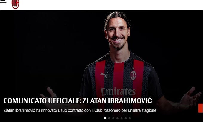 Ufficiale: Ibrahimovic ha rinnovato fino al 2021