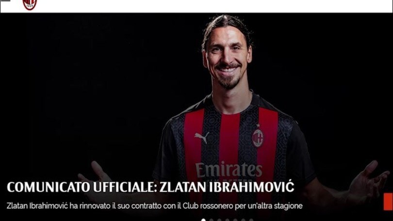 Ufficiale: Ibrahimovic ha rinnovato fino al 2021