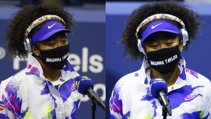 La Osaka in prima linea: ecco la mascherina per Breonna Taylor