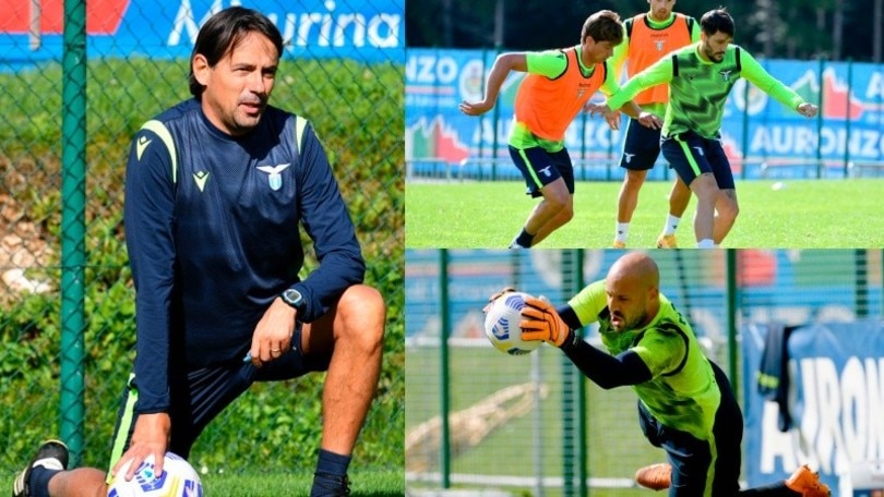 Lazio, Inzaghi prova difesa e attacco. Come vola Reina!