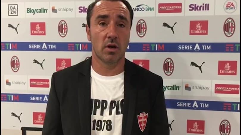 Brocchi: "Dispiace che non ci fossero Berlusconi e Galliani"