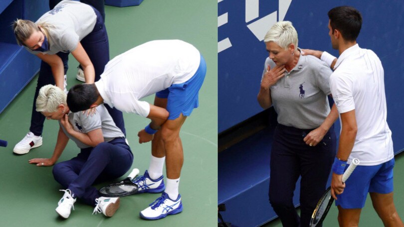 Djokovic, pallina contro giudice di linea: squalificato dagli Us Open