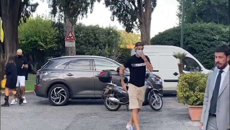 Zaniolo arriva a Villa Stuart per sottoporsi ad esami