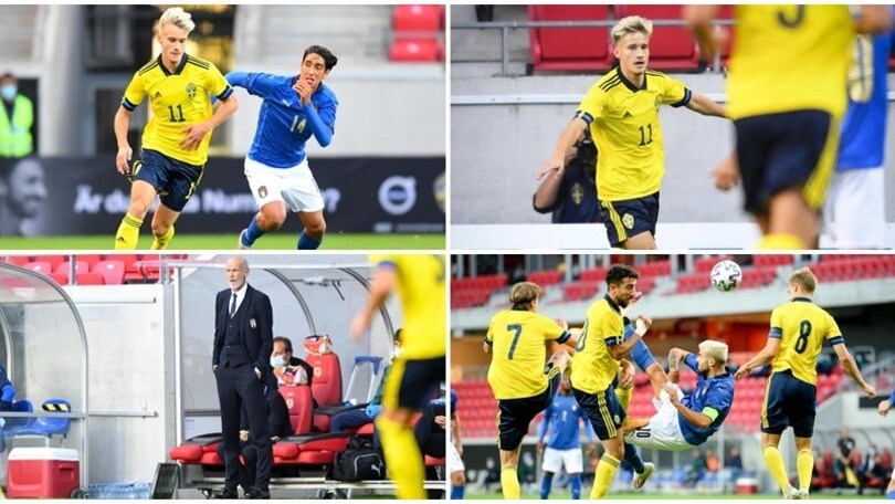 Italia U21 ko contro la Svezia: a Kalmar finisce 3-0