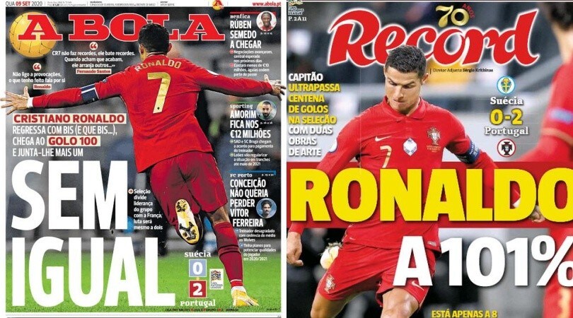 Ronaldo da 101 e lode! La stampa estera lo celebra
