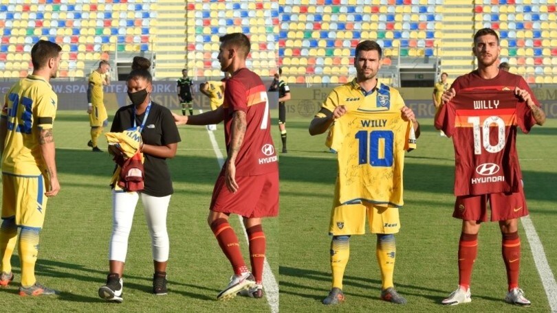Una maglia per Willy Monteiro da Roma e Frosinone
