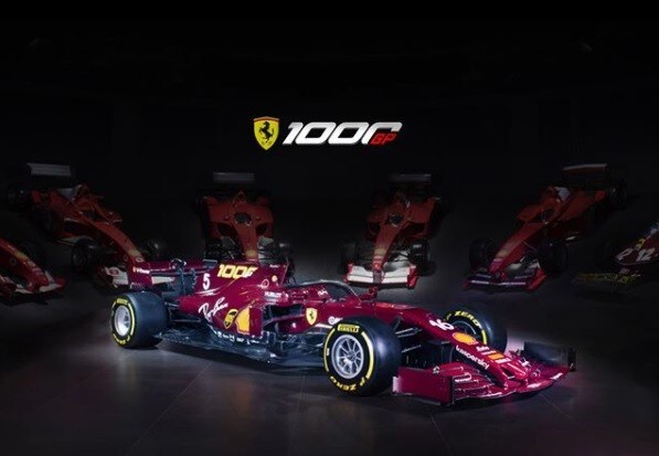 F1 Ferrari, colorazione storica per il GP di Toscana
