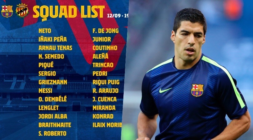 Juve, Suarez non convocato per l'amichevole del Barcellona