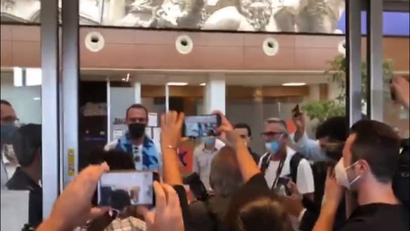 Muriqi, nuovo attaccante della Lazio è arrivato a Roma