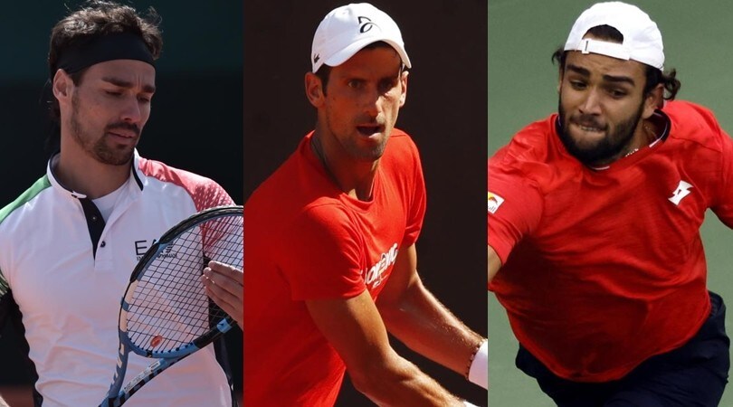Ranking ATP: Djokovic rimane primo, Berrettini stabile ma Fognini perde una posizione