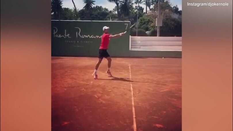 Internazionali d'Italia, ecco Djokovic: "Ci vediamo presto Roma"