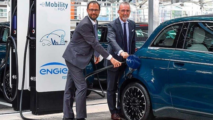FCA, Vehicle-to-Grid: inaugurato a Mirafiori il progetto sperimentale