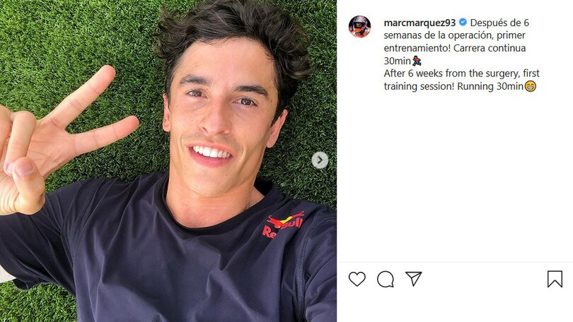 MotoGp, Marquez riprende la preparazione atletica
