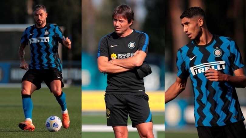 Inter, ecco Hakimi e Kolarov: contro il Lugano finisce 5-0