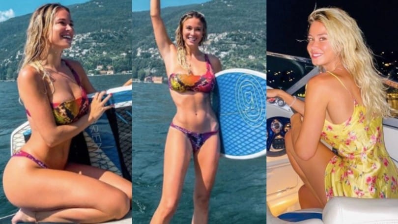 Diletta Leotta, relax in barca. E spunta un nuovo amico…