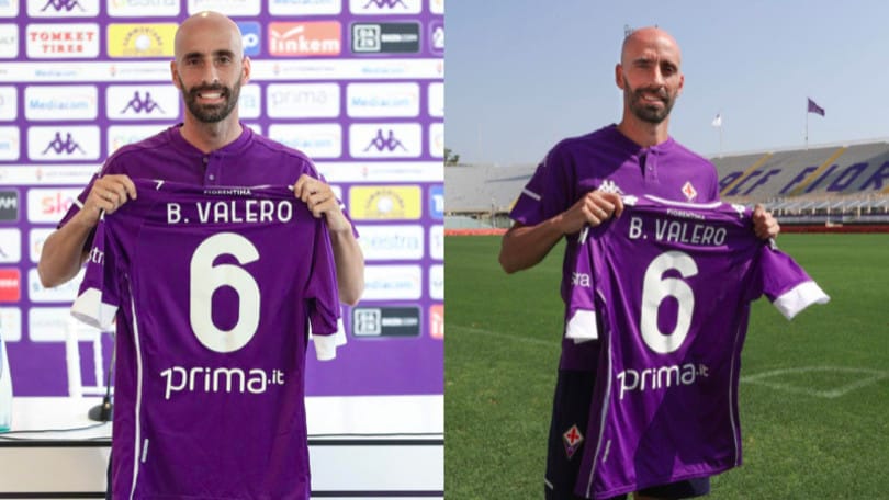 Fiorentina, il ritorno di Borja Valero con la maglia numero 6