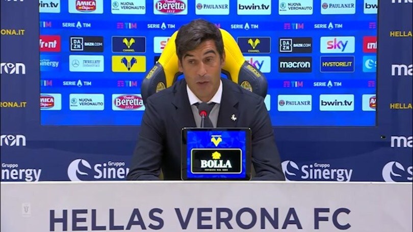 Fonseca: "Roma-Juventus, Dzeko con quale maglia? Vedremo"