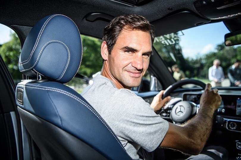 Mercedes, il garage di Roger Federer parla tedesco