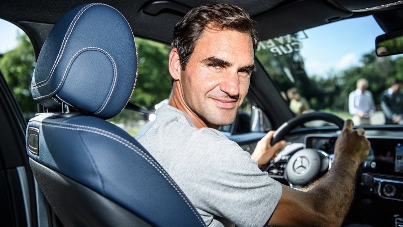Mercedes, il garage di Roger Federer parla tedesco