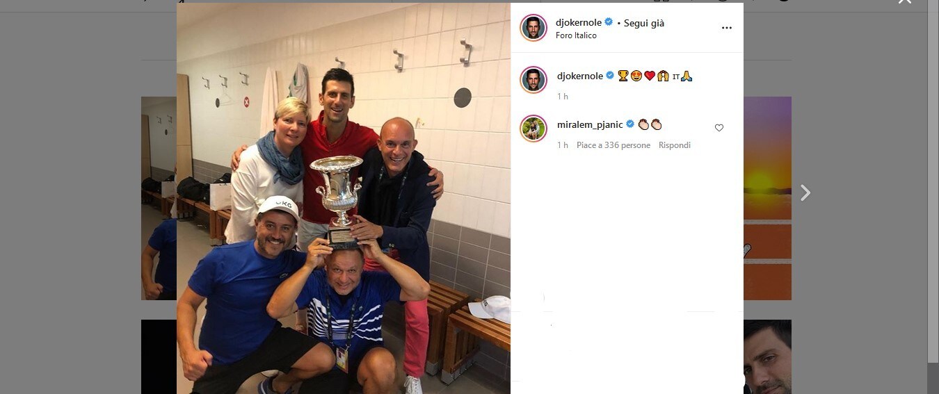 Tennis, Internazionali d'Italia: Djokovic trionfa in finale