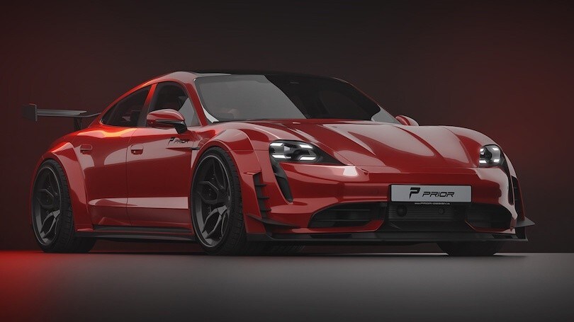 Prior Design riscrive la Porsche Taycan: ecco l'elettrica aggressiva