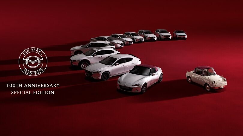 Mazda 100th Anniversary, la serie speciale sbarca in Italia
