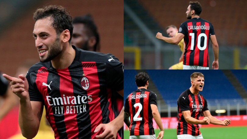 Milan, Calhanoglu è super. Rossoneri avanti in Europa League