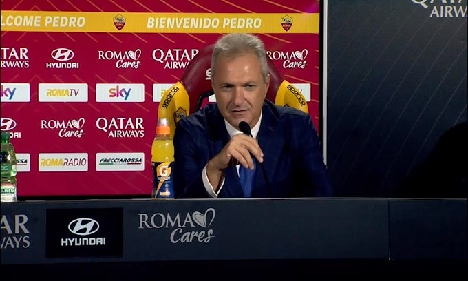 Fienga su Pedro: "Contenti del suo acquisto"