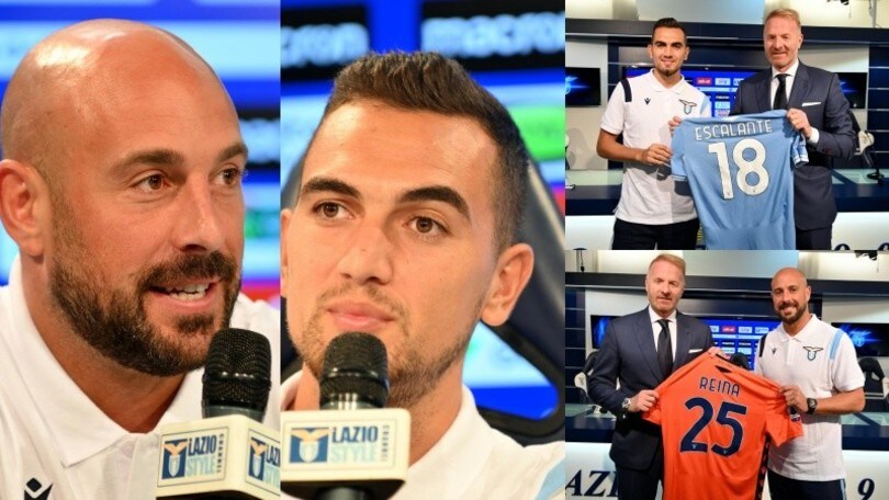 Lazio, Tare presenta Escalante e Reina