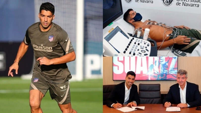 Suarez abbraccia l'Atletico Madrid: presentazione e subito campo