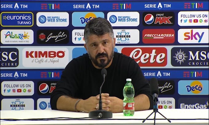 Gattuso: "Ho riproposto il calcio di Sarri per aiutare la squadra"