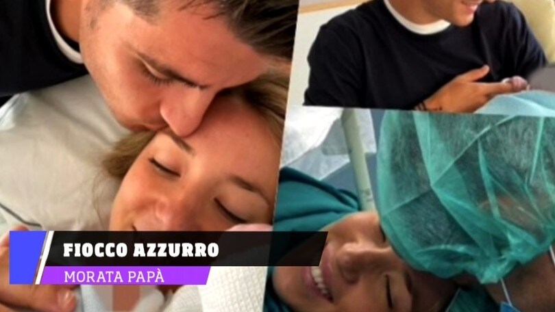 Juve, Morata è di nuovo papà: è nato Edoardo