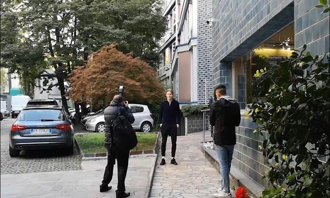 Milan, Hauge in clinica per le visite mediche