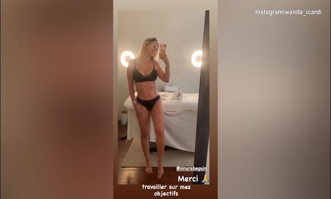 Wanda Nara, che fisico! La modella si mostra in intimo