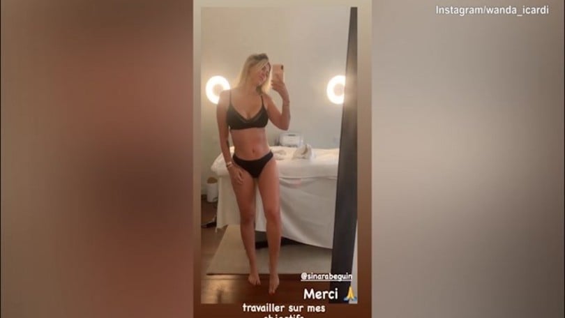 Wanda Nara, che fisico! La modella si mostra in intimo