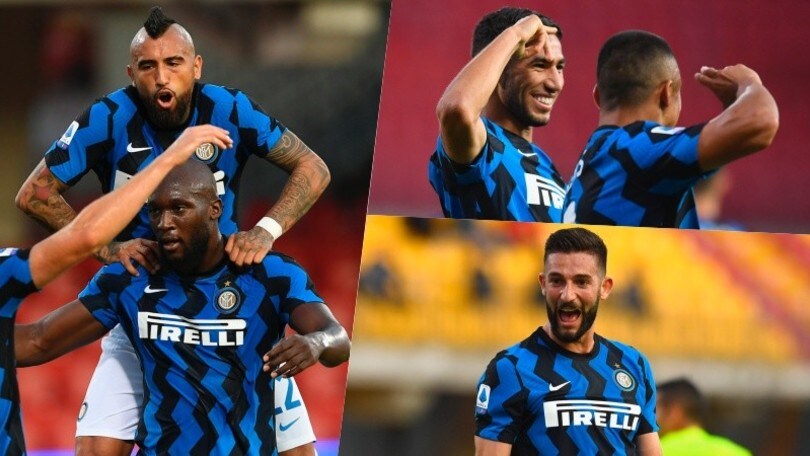 Inter macchina da gol: Lukaku-Lautaro, Hakimi è imprendibile