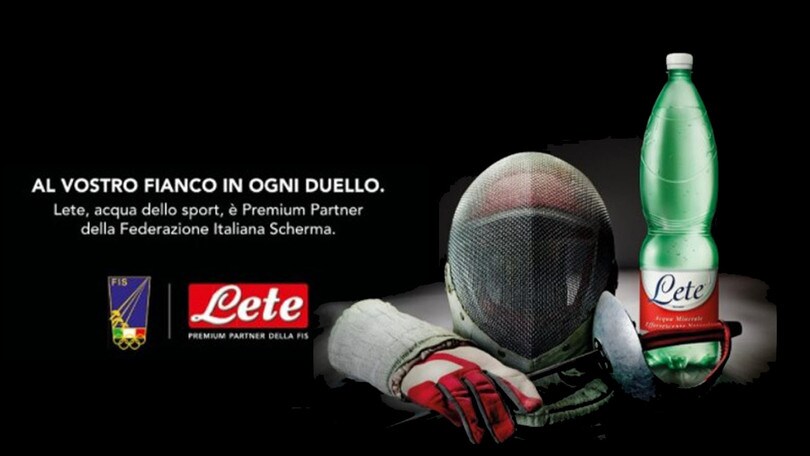 Acqua Lete è Premium Partner della Federazione Italiana Scherma