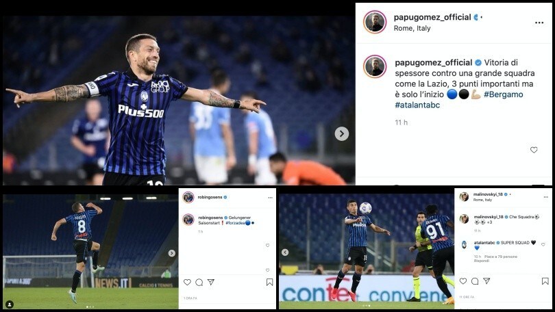 Atalanta show contro la Lazio. Gomez avverte: "È solo l'inizio"